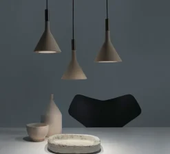 Suspension, Aplomb, mini, brun, Ø11,5cm, H20cm - Foscarini