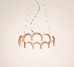 Suspension*Oblure Suspension, Arch circle, , Ø98cm, H22cm - Nude