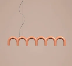 Suspension*Oblure Suspension, Arch, , L125,5cm, H20cm - Rose nude