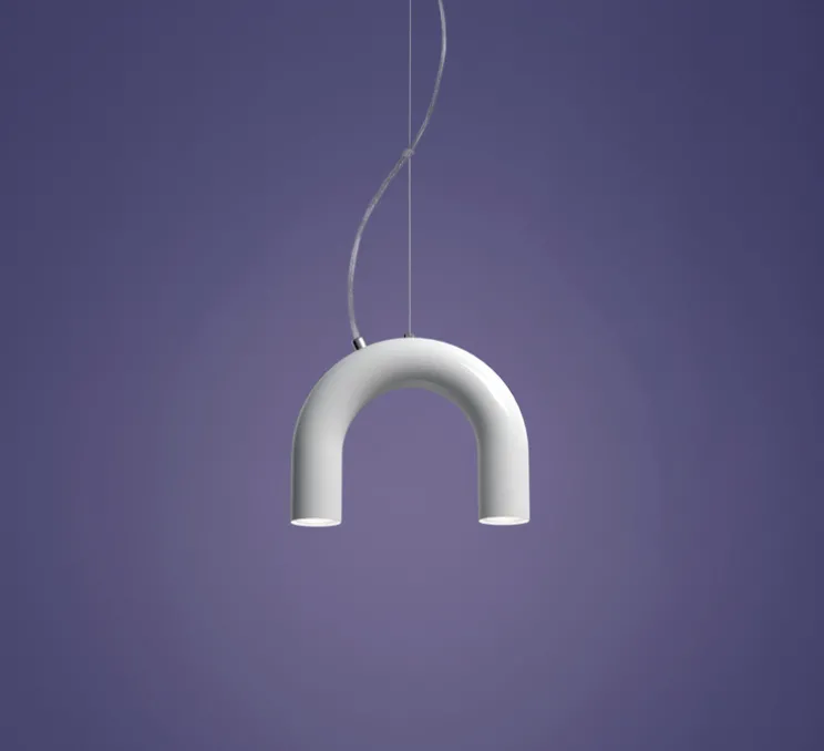 Suspension, Arch Single, blanc, L25,5cm, H20,5cm - Oblure