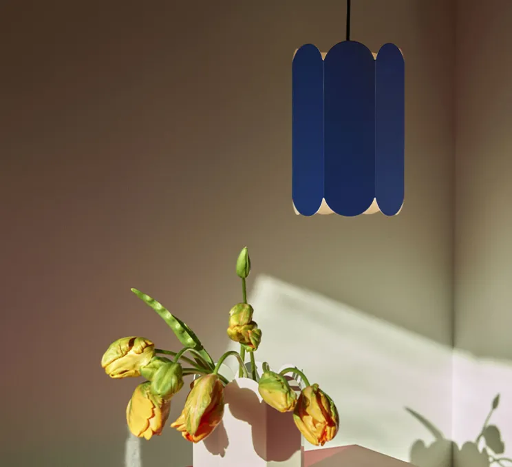 Suspension, Arcs, bleu cobalt, Ø20cm, H30cm - Hay