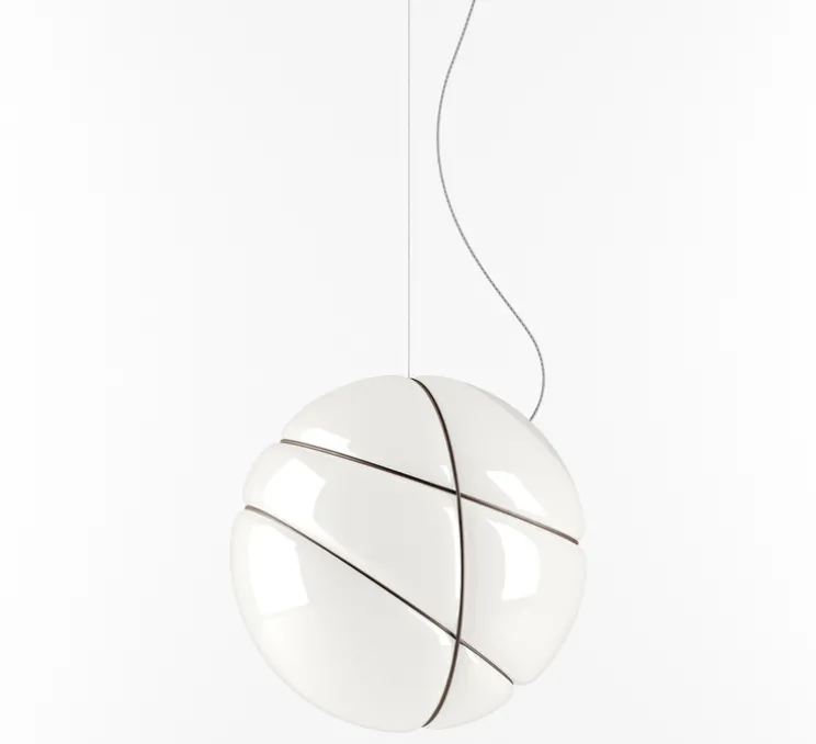 Suspension, Armilla bruni, Blanc bruni, Ø36cm, H36cm - Fabbian