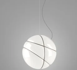 Suspension, Armilla bruni, Blanc bruni, Ø36cm, H36cm - Fabbian