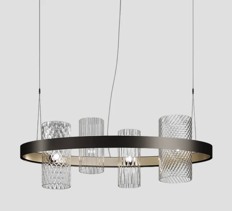 Suspension, Armonia SP OV1, Multicolore 3, Ø120cm, H39cm - Vistosi