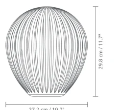 Suspension, around the world, laiton brossé, Ø27,2cm, H29,8cm - Umage
