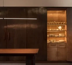 Suspension*Flos Suspension, Arrangements (line), , LED, 2700K, 1296lm, L170,6cm, H2cm - noir