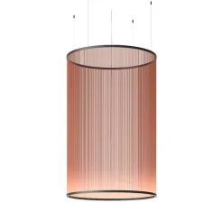 Suspension*Vibia Suspension, Array, 1845, , LED, dim, 1-10V, 2700K, 9196 lm, Ø124cm, H193cm - terracotta