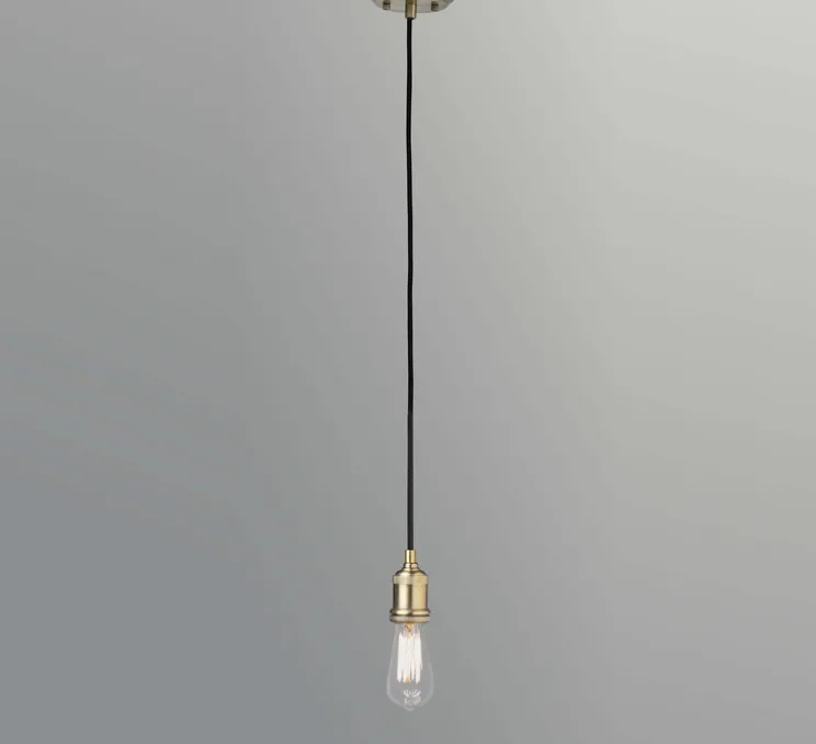Suspension, Art, Laiton vieilli, Ø5,5cm, H5,5cm - Faro