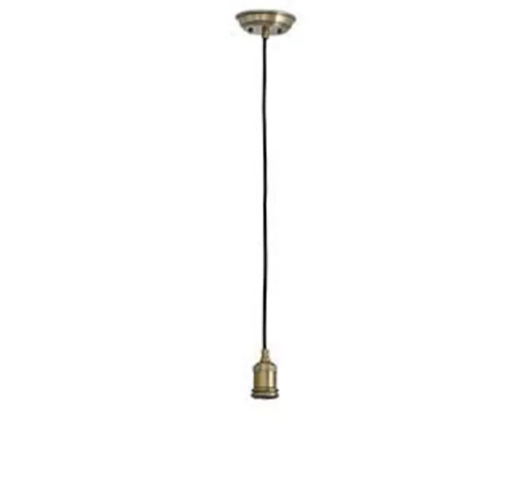 Suspension, Art, Laiton vieilli, Ø5,5cm, H5,5cm - Faro