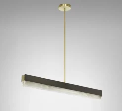Suspension, ARTES 900, bronze, LED, 2700k, , L90cm, H10cm - Cto lighting