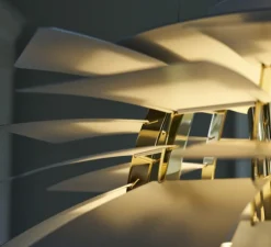 Suspension, Artichoke S, vert poudré, laiton, Ø48cm, H46,5cm - Louis Poulsen