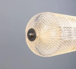 Suspension*Mullan Lighting Suspension, Ashford Linear, , LED, 2700K, 660 lm, Ø15cm, H120;9cm - argent antique