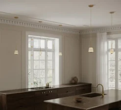 Suspension*Nuura Suspension, Asteea 1, , Ø12,5cm, H30,3cm- laiton satiné