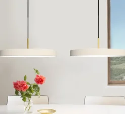 Suspension*Umage Suspension, Asteria Medium, blanc , LED, 3000k, 1300lm, Ø43cm, H14,3cm - perle