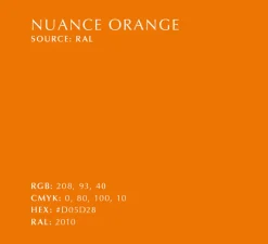 Suspension, Asteria Medium, orange et laiton, LED, 3000K, 1200lm, Ø43cm, H14cm - Umage