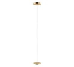 Suspension, Asteria Micro, laiton, LED, dim, 3000K, 450 lm, Ø15cm, H5,7cm - Umage
