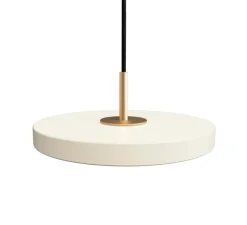 Suspension, Asteria Micro, perle blanc, LED, 3000K, 450 lm, Ø15cm, H5,7cm - Umage