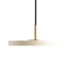 Suspension, Asteria Micro, perle blanc, LED, 3000K, 450 lm, Ø15cm, H5,7cm - Umage