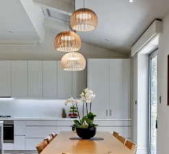 Suspension, Atto, blanc,LED, 3000k, 1400lm, Ø34cm,H21 - Secto Design