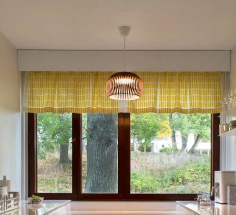 Suspension*Secto Design Suspension, Atto, ,LED, 3000k, 1400lm, Ø34cm, H21 - noyer