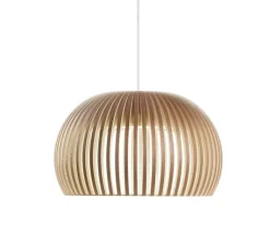 Suspension*Secto Design Suspension, Atto, ,LED, 3000k, 1400lm, Ø34cm, H21 - noyer