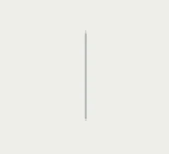 Suspension*Lodes Suspension, A-Tube Nano large sans rosace, , LED, dim, 2700K, 450 lm, Ø2cm, H90cm - chrome, câble transparent