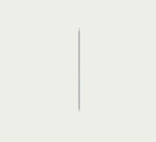 Suspension*Lodes Suspension, A-Tube Nano large sans rosace, , LED, dim, 2700K, 450 lm, Ø2cm, H90cm - chrome, câble transparent