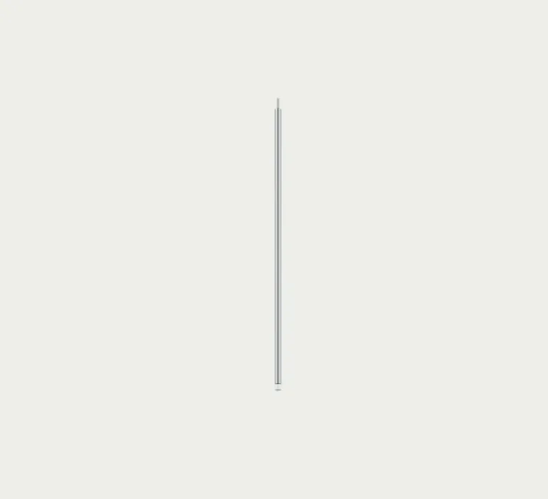 Suspension*Lodes Suspension, A-Tube Nano large sans rosace, , LED, dim, 2700K, 450 lm, Ø2cm, H90cm - chrome, câble transparent