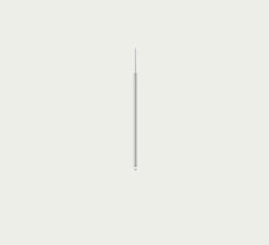 Suspension, A-Tube Nano medium sans rosace, chrome, câble transparent, LED, dim, 2700K, 450 lm, Ø2cm, H60cm - Lodes