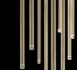Suspension*Lodes Suspension, A-Tube Nano medium sans rosace, , LED, 3000K, 480 lm, Ø2cm, H60cm - chrome
