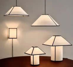 Suspension*HAY Suspension, Ava Cone 600, , Ø60cm, H23,5cm - blanc et noir