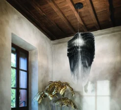 Suspension*Slamp Suspension, Avia S, , Ø35cm, H32cm - noir