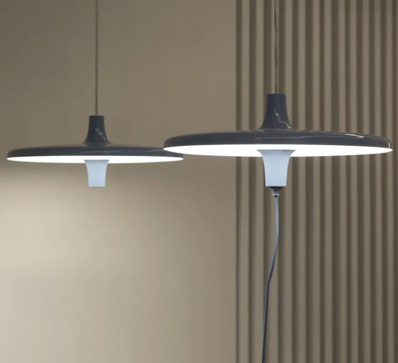 Suspension*Martinelli Luce Suspension, Avro, , LED, dim, 2700K, 5000 lm, Ø60cm, H25cm - bleu clair