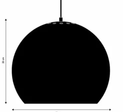 Suspension*Frandsen Suspension, Ball, , Ø40cm, H33cm - blanc mat