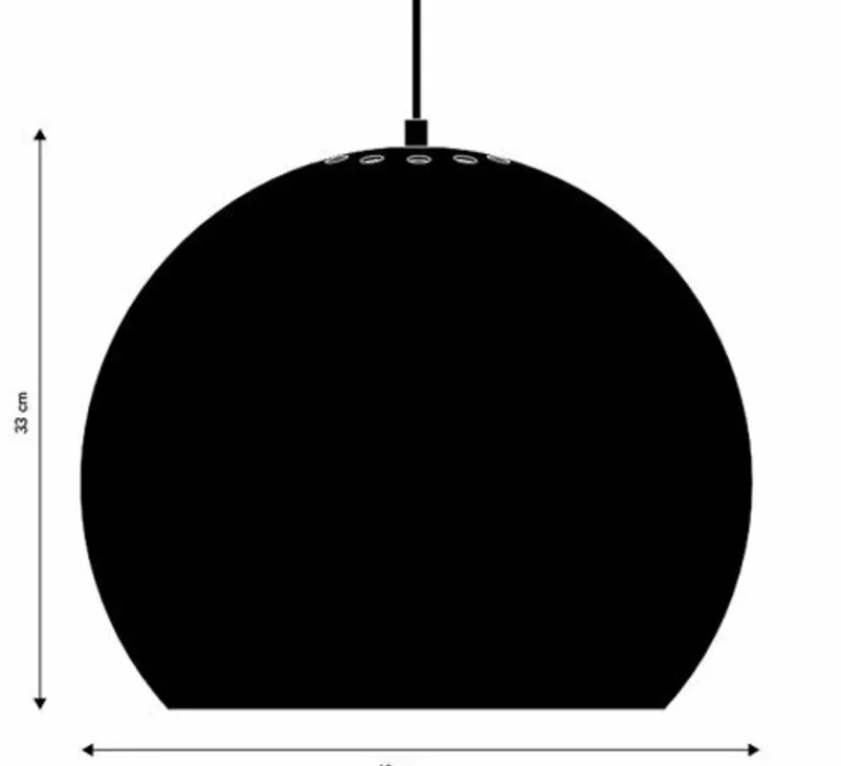Suspension*Frandsen Suspension, Ball, , Ø40cm, H33cm - blanc mat
