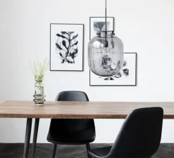 Suspension*House Doctor Suspension, Ball, , H35cm, Ø30cm - gris