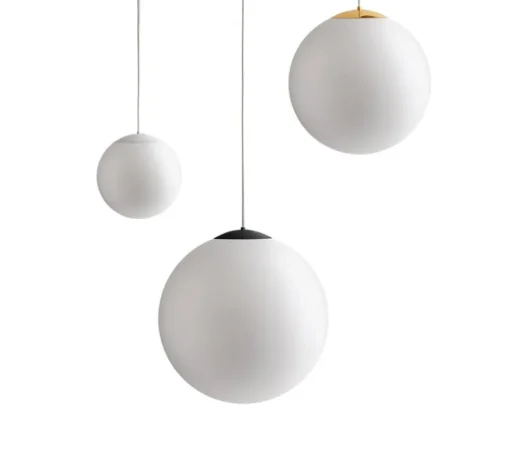 Suspension*Zangra Suspension, Ball, IP40, , Ø20cm, H20cm - blanc