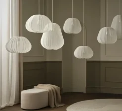 Suspension, Balloon Cloud, écru, E27 Led, Ø57cm, H35,5cm - Bolia