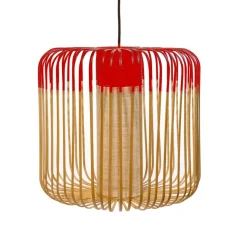 Suspension, Bamboo Light M, rouge, Ø45cm - Forestier