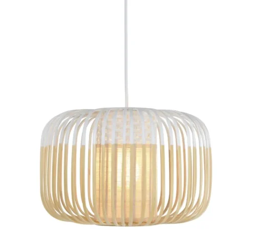 Suspension|Enfants*Forestier Suspension, Bamboo Light S, , Ø35cm, H23cm - blanc