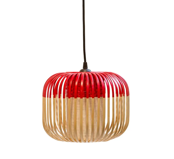 Suspension, Bamboo Light XS, rouge, Ø27cm - Forestier