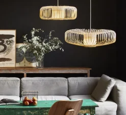 Suspension, Bamboo Light XL, blanc, Ø60cm, H20cm - Forestier