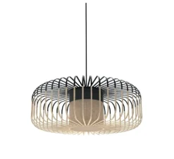 Suspension*Forestier Suspension, Bamboo Light XL, , Ø60cm, H20cm - noir