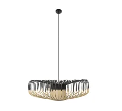 Suspension*Forestier Suspension, Bamboo Up XXL, , Ø80cm, H26cm - noir