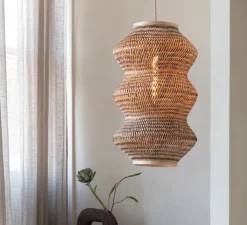 Suspension*Good&Mojo Suspension, Barbados XL, , Ø40cm, H69cm - naturel et marron