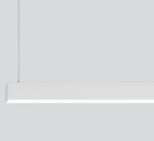 Suspension, Baso 40 opal, blanc, LED, dim, 3000K, 1330 lm, L60,9cm, H7,6cm - XAL