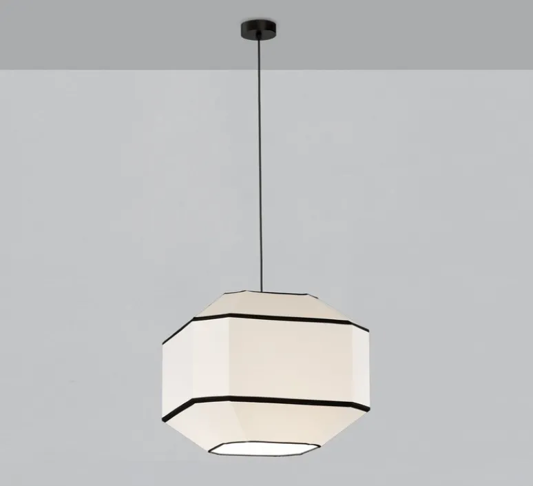 Suspension*ACB Suspension, Bauhaus 45 kit noir, , Ø45cm, H37,6cm - noir et blanc