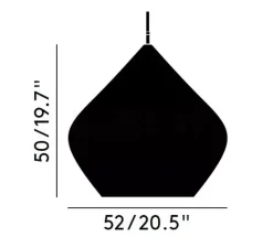 Suspension*Tom Dixon Suspension, Beat Stout, , LED, dim, 3000k, 800 lm, Ø52cm, H50cm - laiton brossé