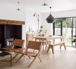 Suspension, Beat Stout, noir mat, laiton, LED, dim, 3000k, 800 lm, Ø52cm, H50cm - Tom Dixon