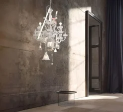 Suspension*Karman Suspension, Beautiful Mess, , Ø70cm, H180cm - blanc mat